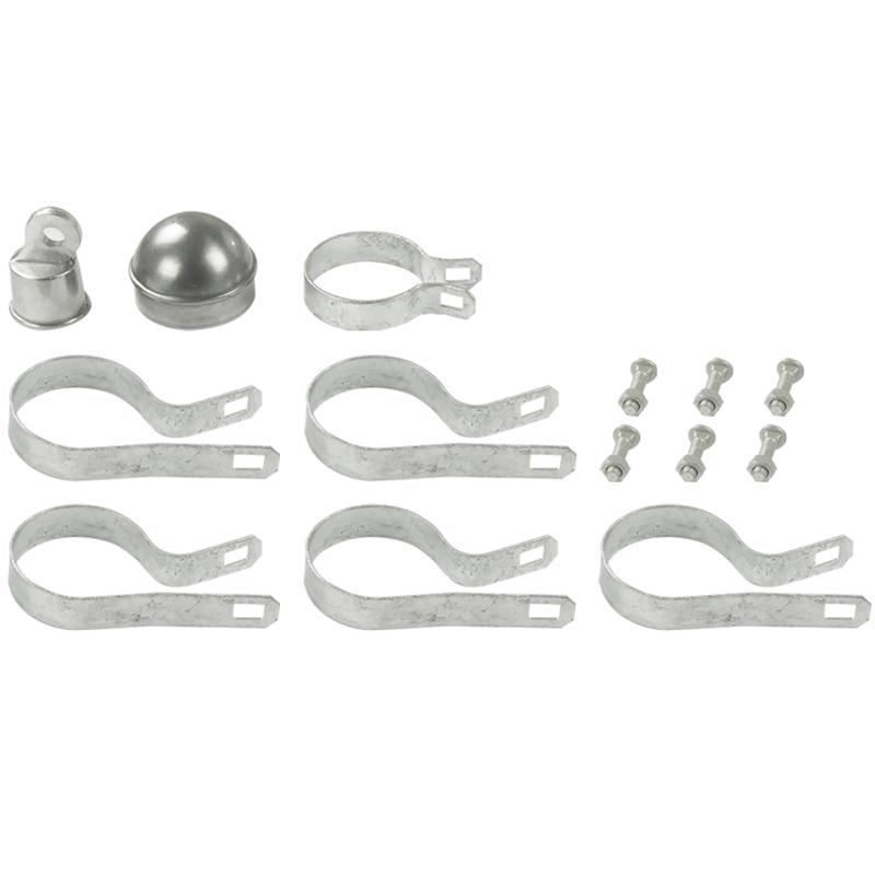 YardGard 6 ft. H Aluminum Chain Link Fence End/Gate Post Kit