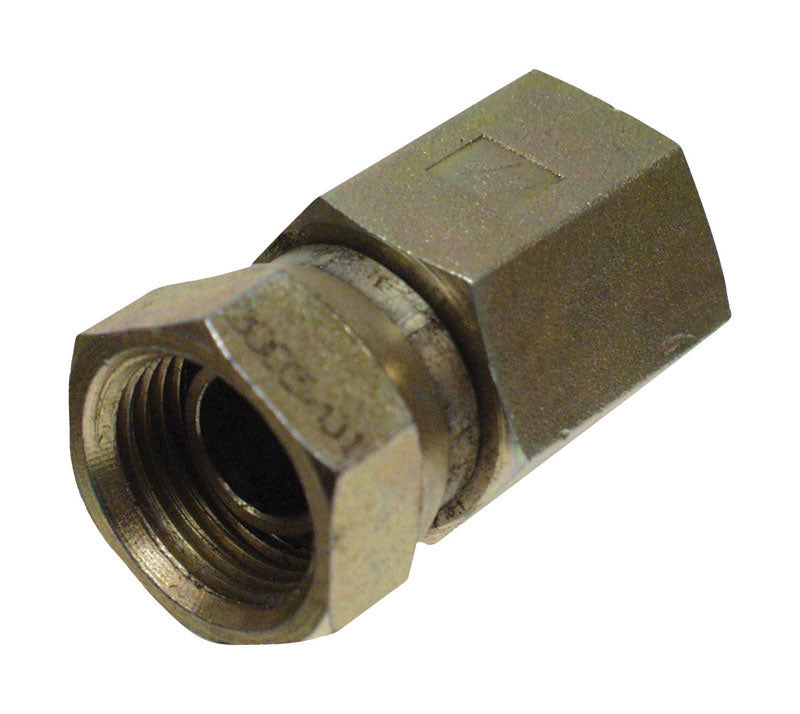 Apache Steel 1/2 in. x 1/2 in. Hydraulic Adapter 1 pk
