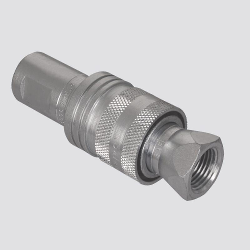 Apache Steel 1/2 in. D X 1/2 in. D Hydraulic Coupler 1 pk