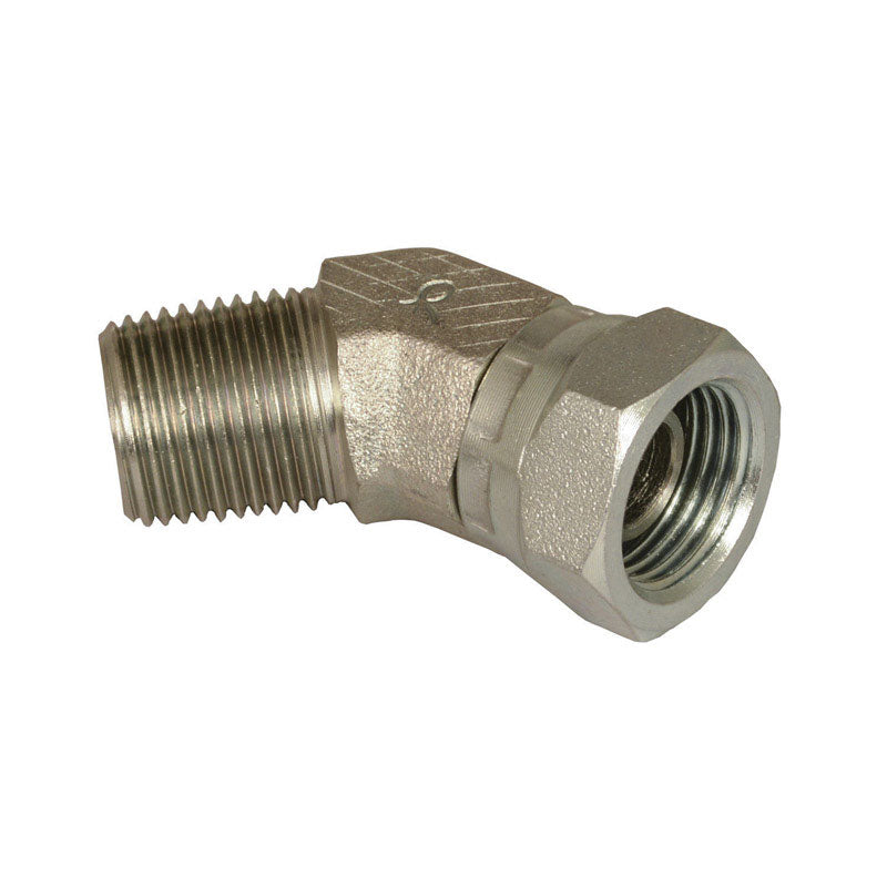 Apache Steel 3/8 in. x 3/8 in. Hydraulic Adapter 1 pk