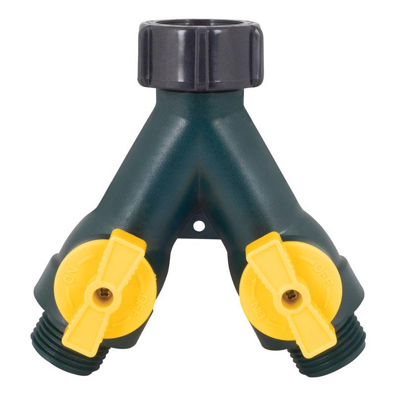 Melnor HiFlo 5/8 in. Plastic Threaded Male/Female 2-Way Shut-off Valve