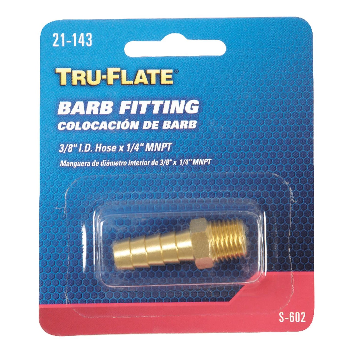 Air Hose End3/8Id1/4"Mpt