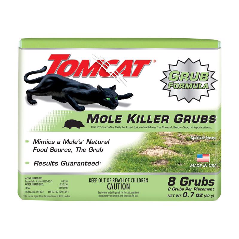 Tomcat Bait Grubs For Moles 20 gm 8 pk
