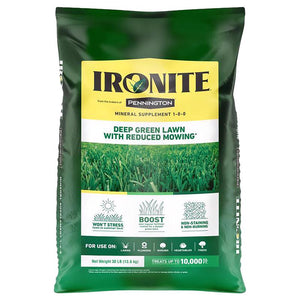 Pennington Ironite All-Purpose Lawn Fertilizer For All Grasses 10000 sq ft 100544884