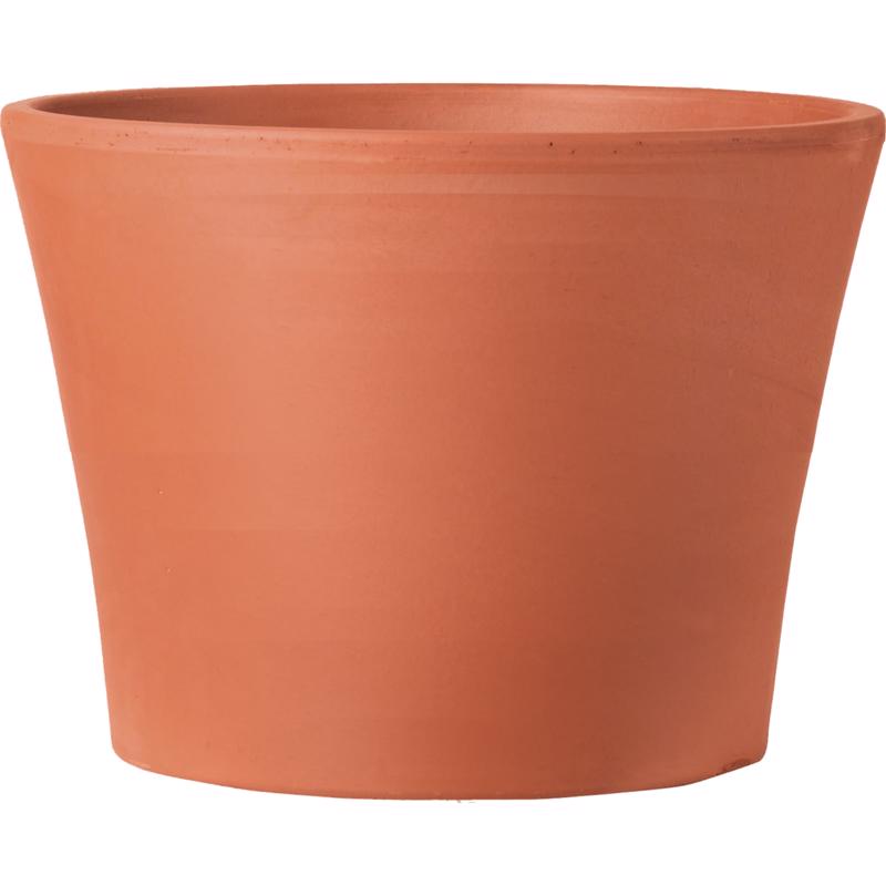 Deroma 6 in. H X 7.5 in. W Clay Standard Planter Terracotta