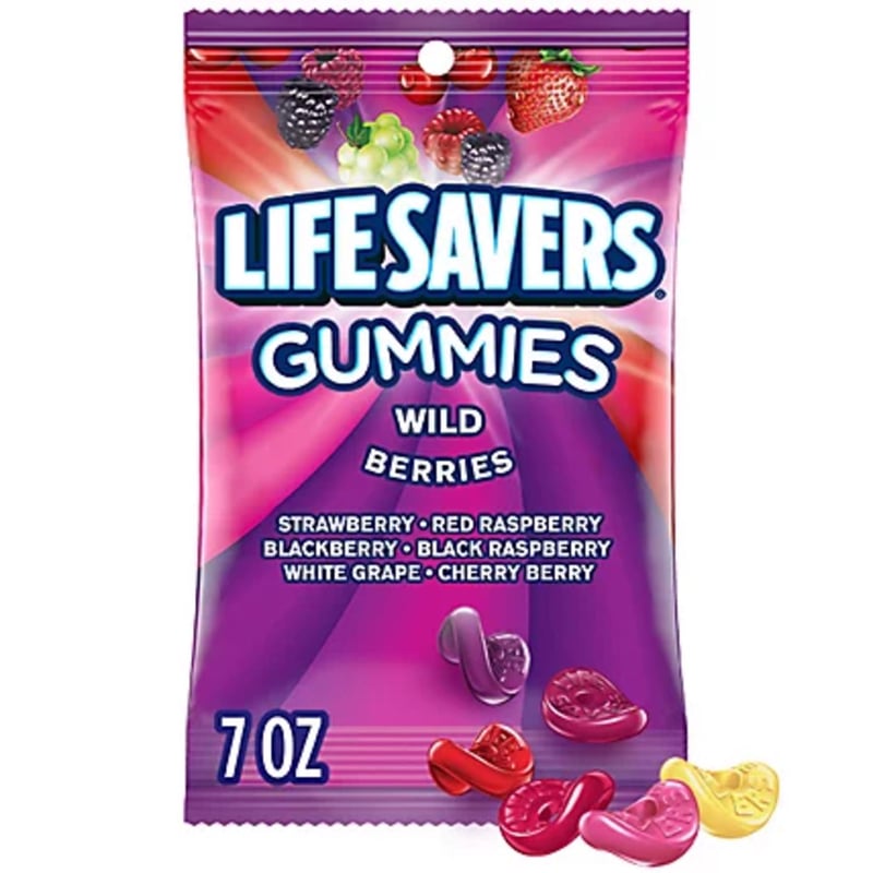Life Savers Wild Berries Gummi Candy 7 oz