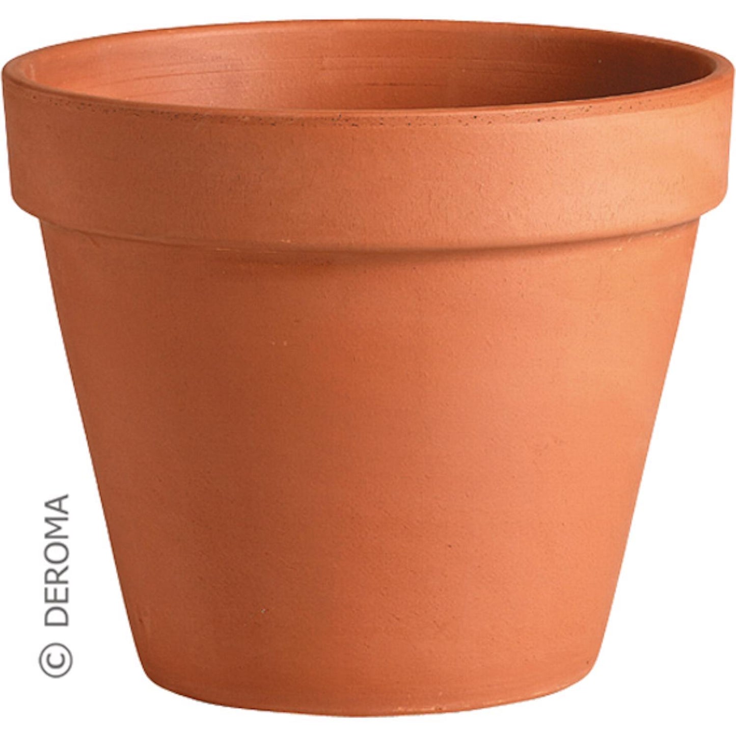 Deroma 4 in. D Clay Standard Planter Terracotta