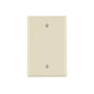 Leviton Ivory 1 gang Nylon Blank Wall Plate 1 pk