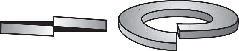 HILLMAN 1/2 in. D Zinc-Plated Low Carbon Steel Split Lock Washer 700 pc