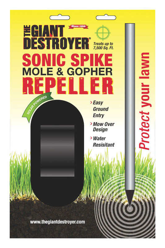 The Giant Destroyer Sonic Spike Sonic Spike Repeller For Gophers and Moles