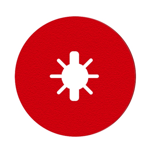 DIablo 5 in. Aluminum Oxide Center Mount Fiber Disc 36 Grit Extra Coarse 1 pk
