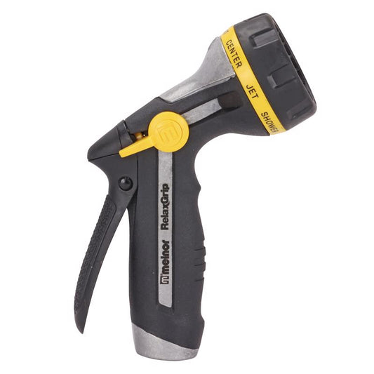 Melnor RelaxGrip 8 Pattern Adjustable Multi-Pattern Metal Hose Nozzle