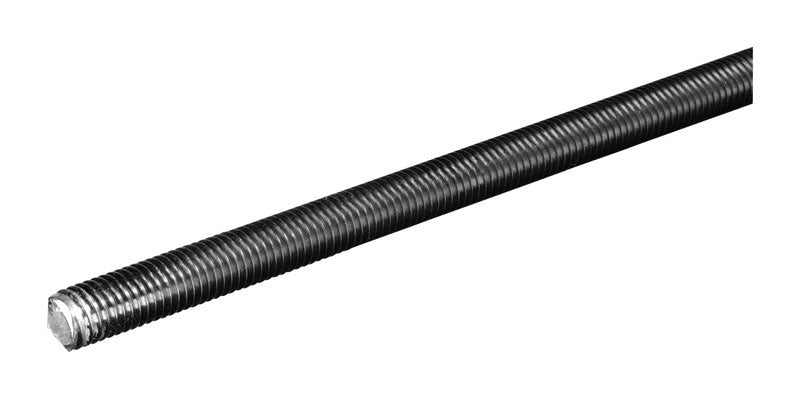 SteelWorks 1/2 in. D X 36 in. L Stainless Steel Threaded Rod