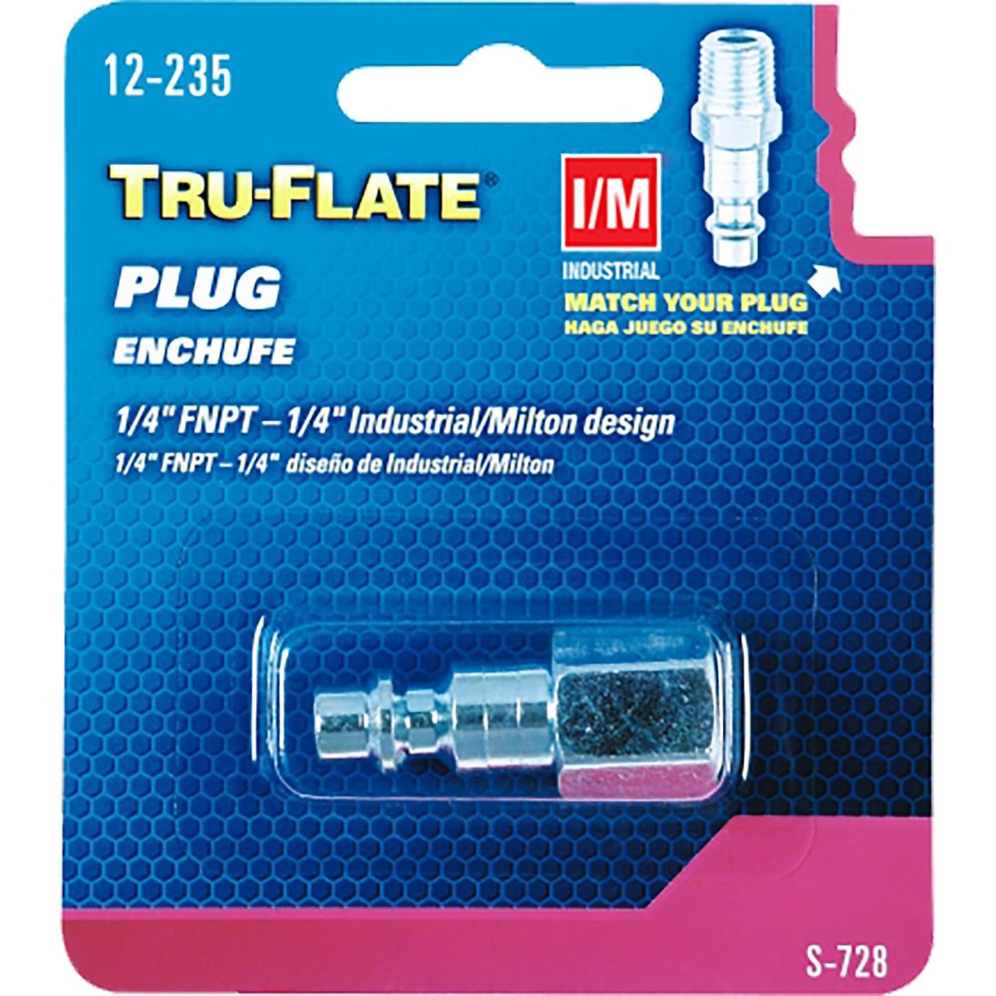 Air Plug I/M 1/4"Fnpt