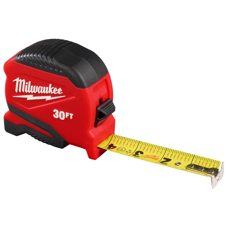 Milwaukee 30 ft. L X 1.97 in. W Compact Tape Measure 1 pk