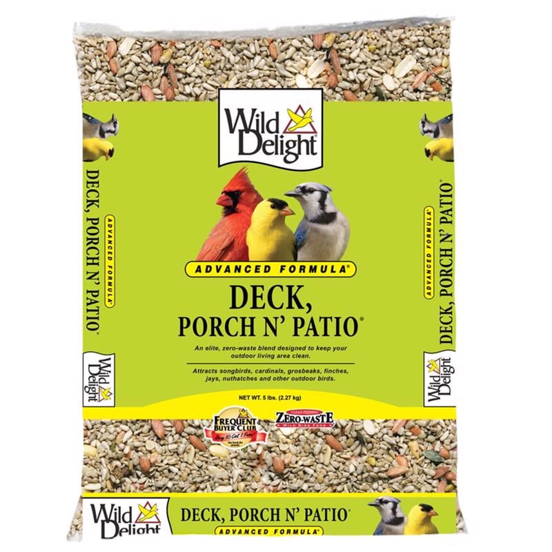 Wild Delight Deck Porch N Patio Wild Bird Food 5 lb