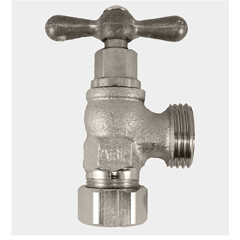 Arrowhead 1/2 in. Copper Compression X 3/4 in. MHT Brass Washing Machine Valve