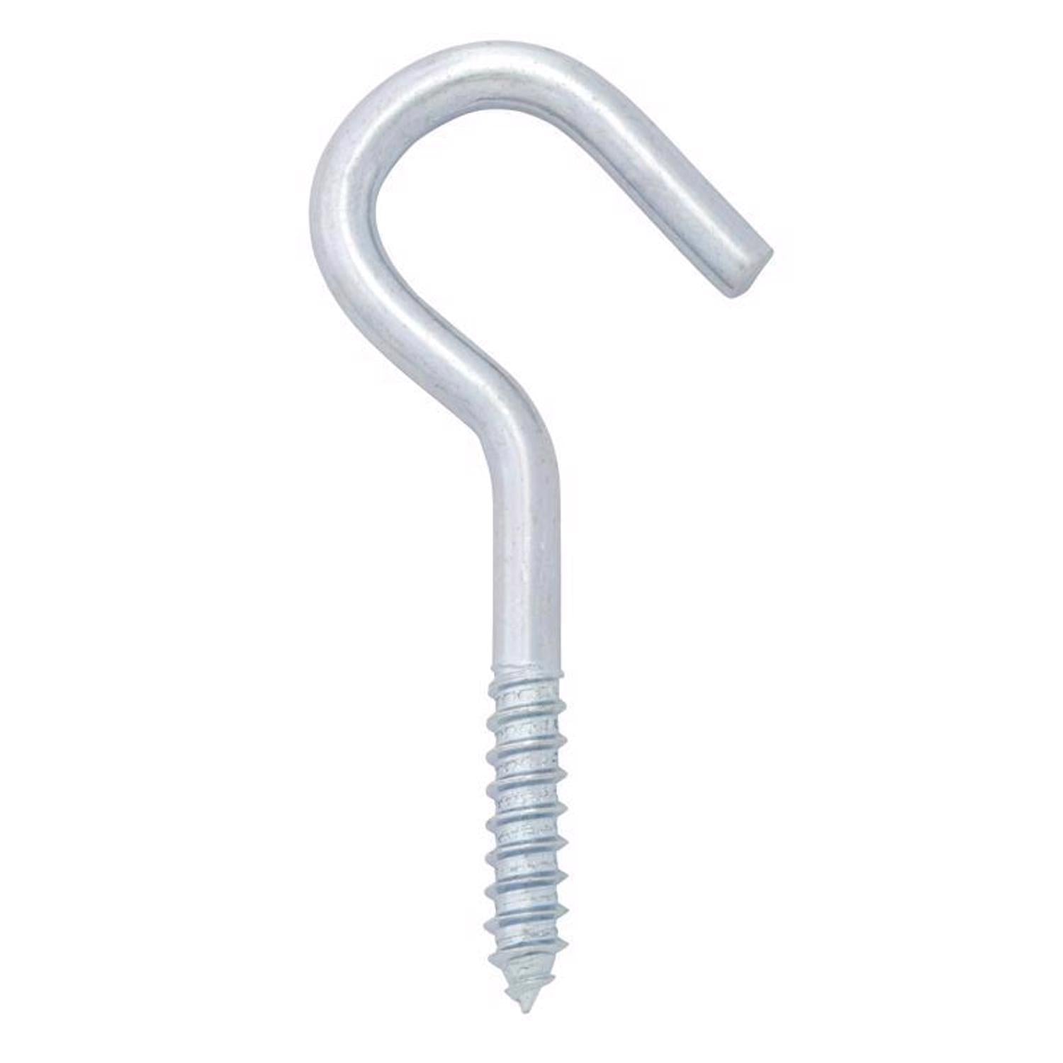 Hampton Small Zinc-Plated Silver Steel 4.1875 in. L Clothesline Hook 215 lb 1 pk