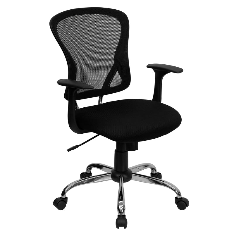 Flash Furniture Black Fabric Task Chair