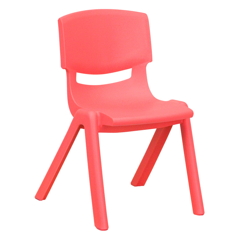 Flash Furniture Red Plastic Chair