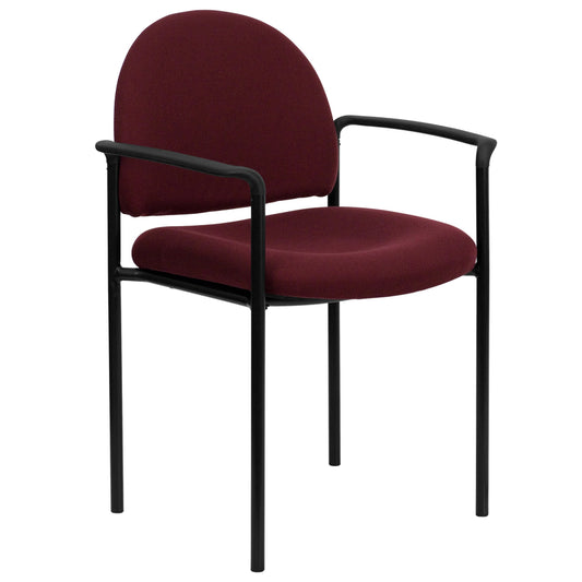 Flash Furniture Burgundy Fabric Side Chair
