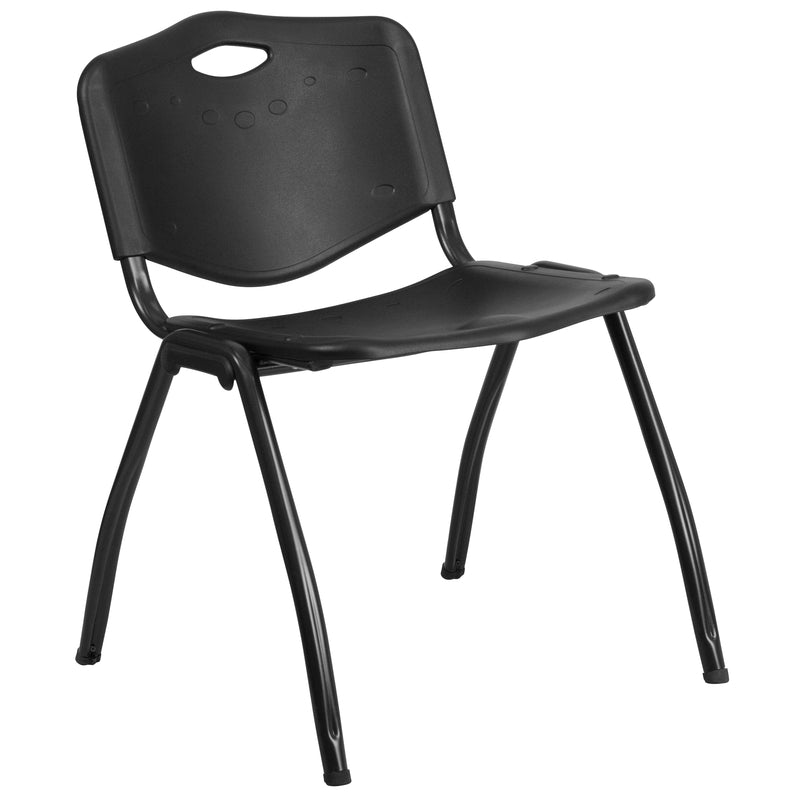 Flash Furniture Black Plastic Chair