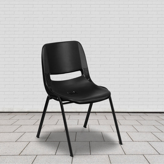 Flash Furniture Black Plastic Chair