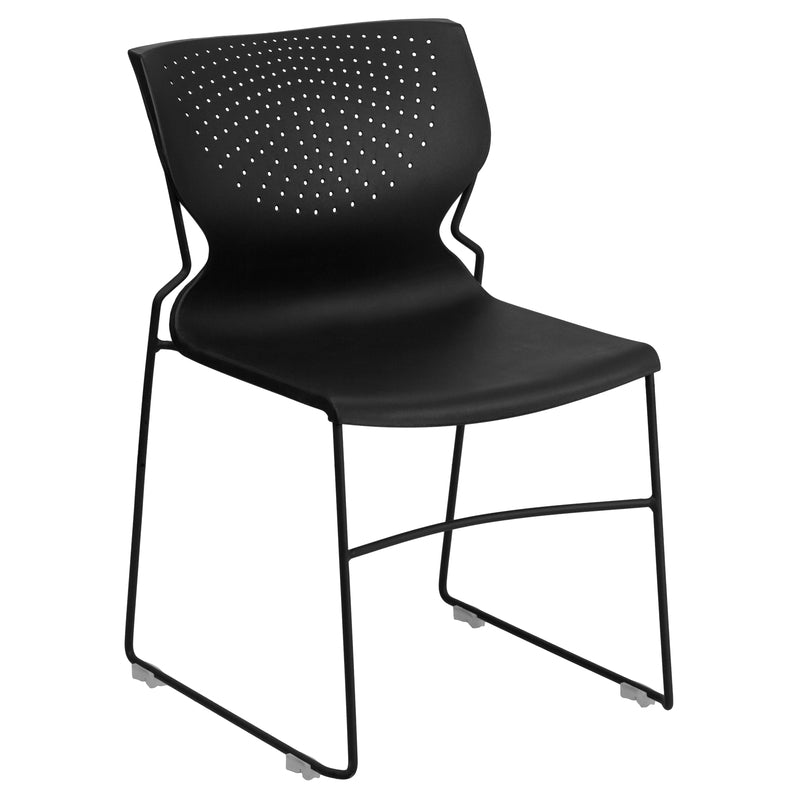 Flash Furniture Black Plastic Chair