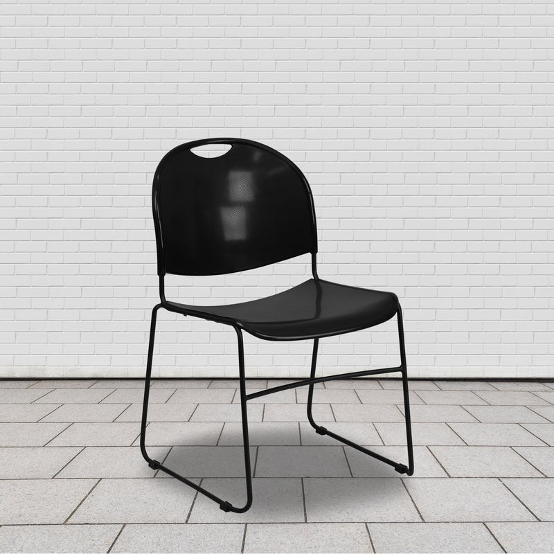 Flash Furniture Black Plastic Chair