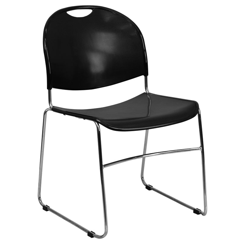 Flash Furniture Black Plastic Chair