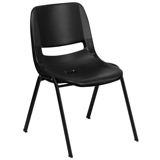 Flash Furniture Black Plastic Chair