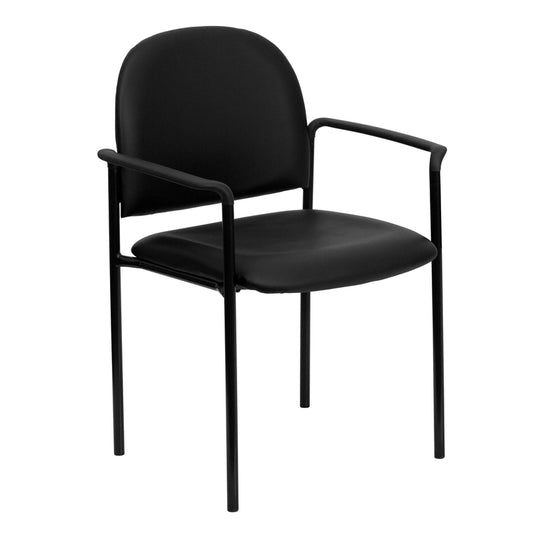 Flash Furniture Black Vinyl Side Chair