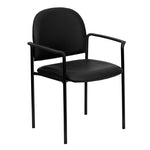 Flash Furniture Black Vinyl Side Chair