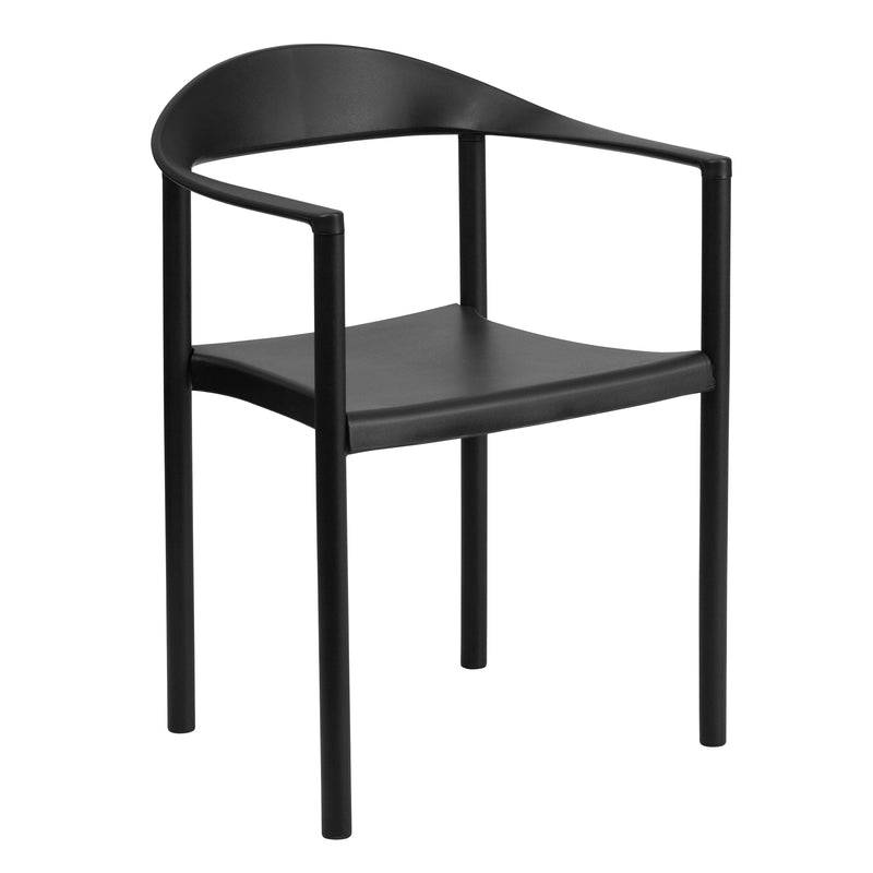 Flash Furniture Black Plastic Chair