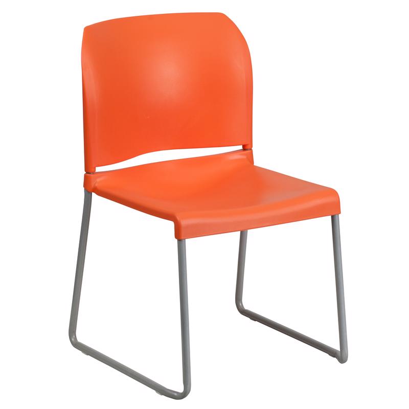 Flash Furniture Orange Plastic Chair