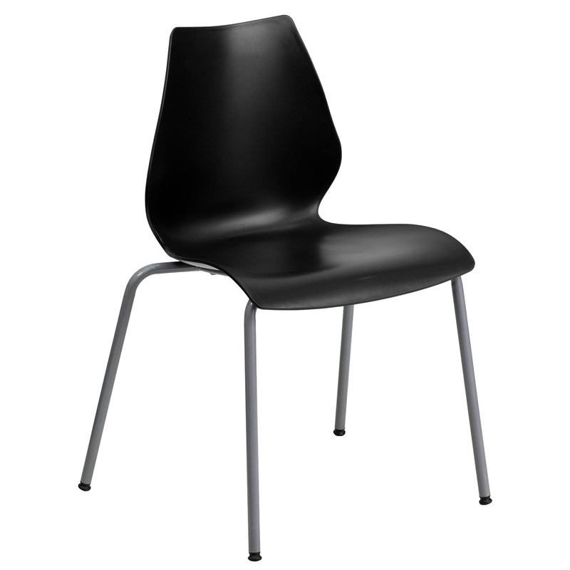 Flash Furniture Black Plastic Chair