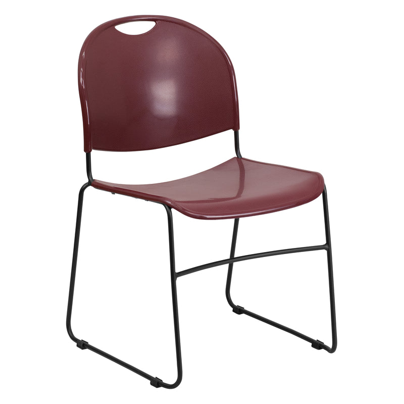 Flash Furniture Burgundy Plastic Chair