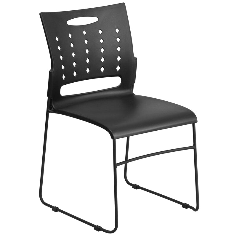 Flash Furniture Black Plastic Chair