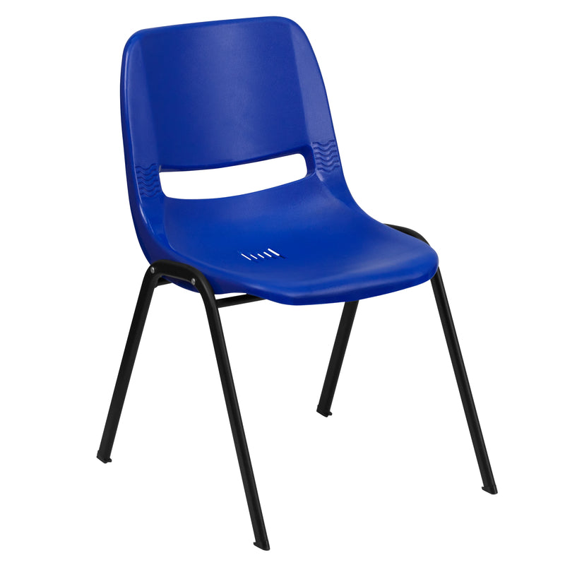 Flash Furniture Navy Blue Plastic Chair