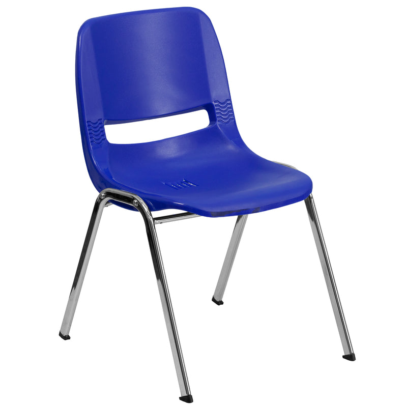 Flash Furniture Navy Blue Plastic Chair