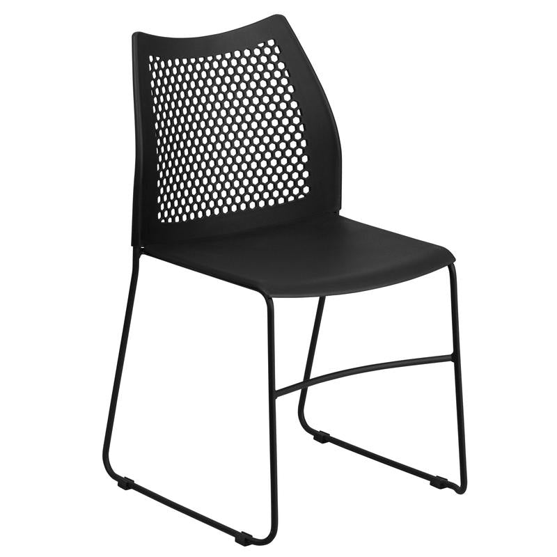 Flash Furniture Black Plastic Chair