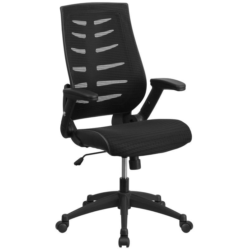 Flash Furniture Black Leather/Mesh Office Chair