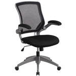 Flash Furniture Black Leather/Mesh Task Chair