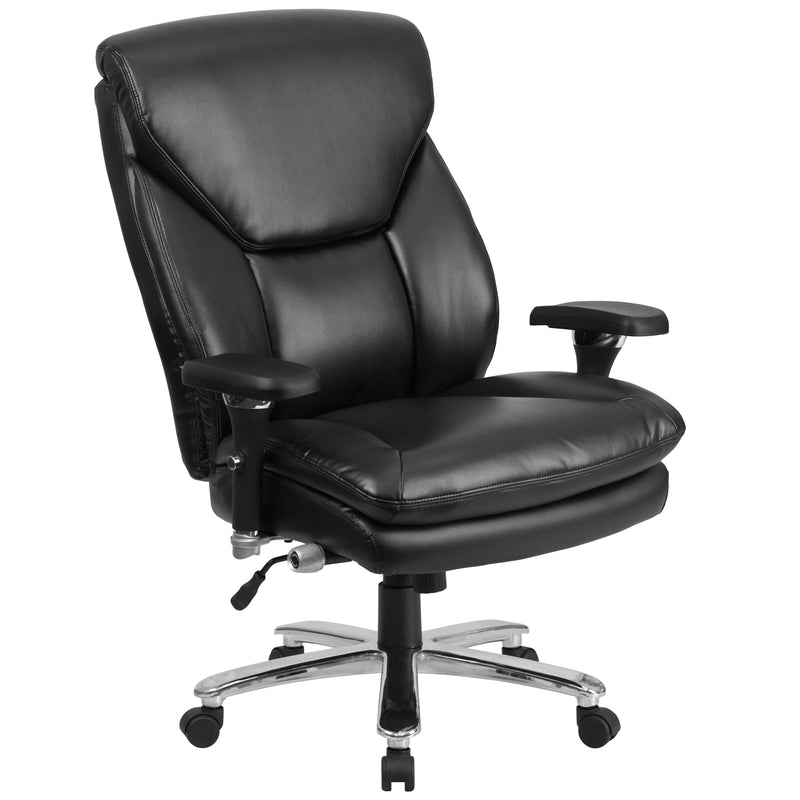 Flash Furniture Black Leather Office Chair