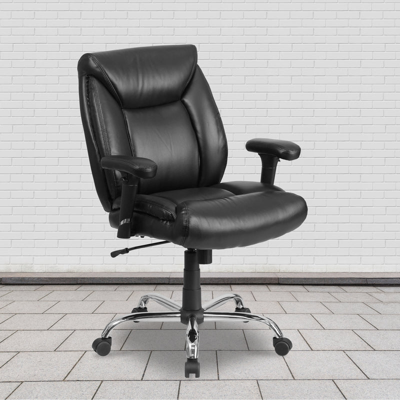Flash Furniture Black Leather Task Chair