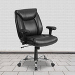 Flash Furniture Black Leather Task Chair
