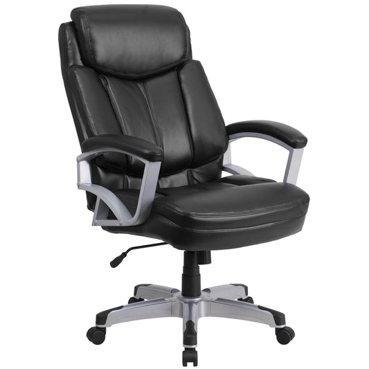Flash Furniture Black Leather Office Chair
