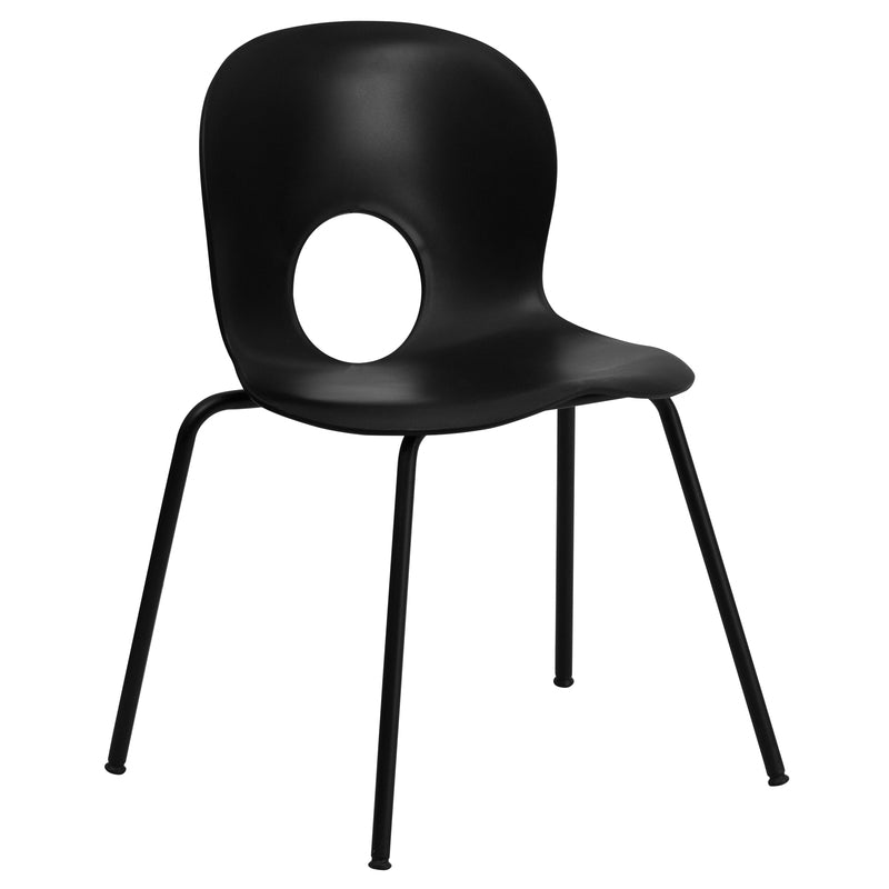 Flash Furniture Black Plastic Chair
