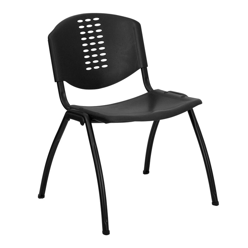 Flash Furniture Black Plastic Chair