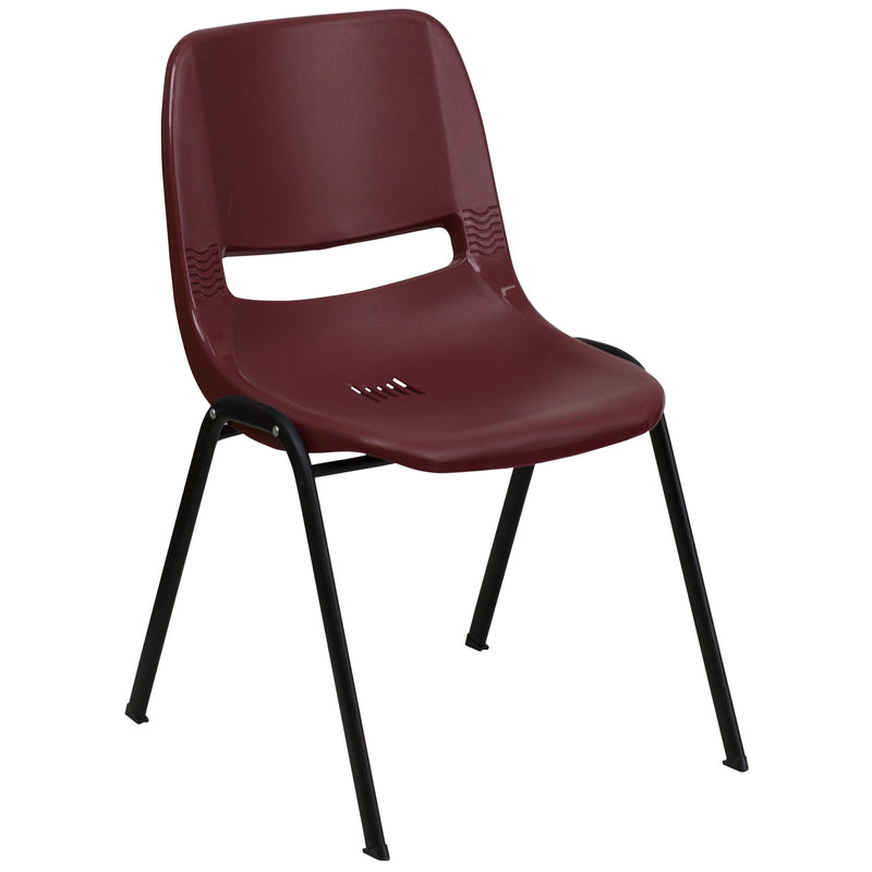 Flash Furniture Burgundy Plastic Chair